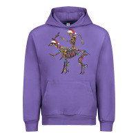 Tulip skeleton deer santa Urban Hoodie - FaDigitalArtStudio