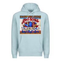 Blue Mist god bless america land that i love Premium Hoodie - HRA Design Shop