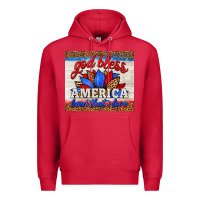 Cardinal god bless america land that i love Premium Hoodie - HRA Design Shop