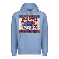 Colony Blue god bless america land that i love Premium Hoodie - HRA Design Shop
