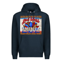Navy god bless america land that i love Premium Hoodie - HRA Design Shop