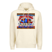 Sandshell god bless america land that i love Premium Hoodie - HRA Design Shop