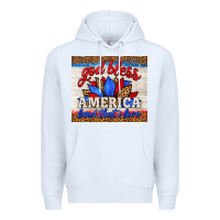 White god bless america land that i love Premium Hoodie - HRA Design Shop