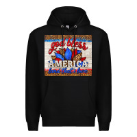 Black god bless america land that i love Premium Hoodie - HRA Design Shop
