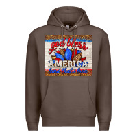 Coffee god bless america land that i love Premium Hoodie - HRA Design Shop
