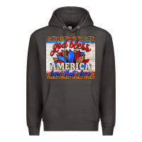 Smoke god bless america land that i love Premium Hoodie - HRA Design Shop