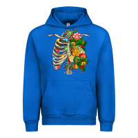 Cobalt skeleton chest christmas Urban Hoodie - FaDigitalArtStudio