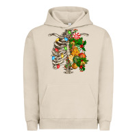 Pigment French Oak skeleton chest christmas Urban Hoodie - FaDigitalArtStudio