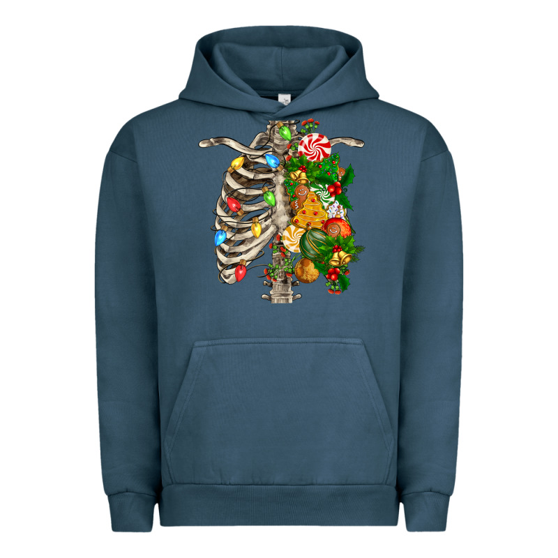 Skeleton Chest Christmas Urban Hoodie by FaDigitalArtStudio | Teevron