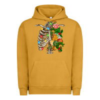 Pigment Peanut Butter skeleton chest christmas Urban Hoodie - FaDigitalArtStudio