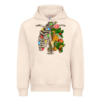 Sandshell skeleton chest christmas Urban Hoodie - FaDigitalArtStudio