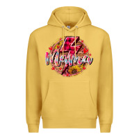 Antique Gold mama lighting bolt Premium Hoodie - RacoonDesign