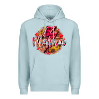 Blue Mist mama lighting bolt Premium Hoodie - RacoonDesign