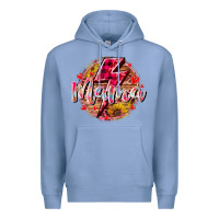 Colony Blue mama lighting bolt Premium Hoodie - RacoonDesign