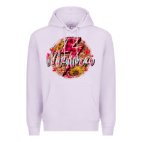 Lilac mama lighting bolt Premium Hoodie - RacoonDesign