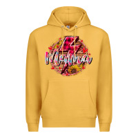 Mustard mama lighting bolt Premium Hoodie - RacoonDesign