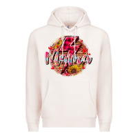 Pale Pink mama lighting bolt Premium Hoodie - RacoonDesign