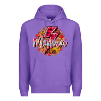 Purple mama lighting bolt Premium Hoodie - RacoonDesign