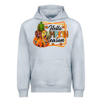 Heather Grey hello pumpkin season Urban Hoodie - RacoonDesign