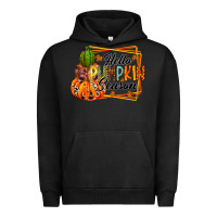 Pigment Black hello pumpkin season Urban Hoodie - RacoonDesign