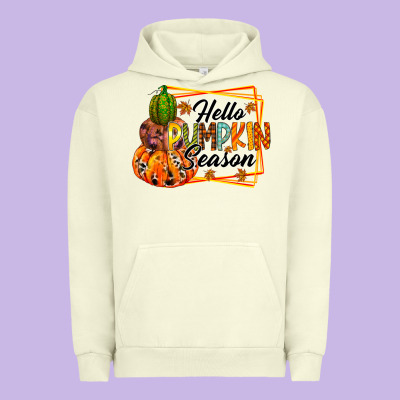 Hello Pumpkin Season Urban Hoodie Designed By Racoondesign