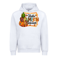 White hello pumpkin season Urban Hoodie - RacoonDesign