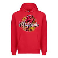 Red mama lighting bolt Premium Hoodie - RacoonDesign