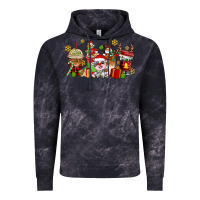 Cloud Black christmas cow coffee cups Vintage Hoodie - AdoDesignShop