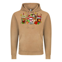Vintage Camel christmas cow coffee cups Vintage Hoodie - AdoDesignShop