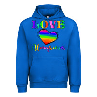 Cobalt love always wins Urban Hoodie - HRA Design Shop