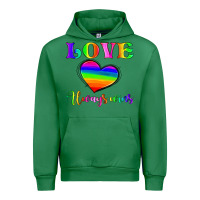 Emerald love always wins Urban Hoodie - HRA Design Shop