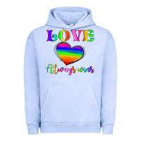 Pigment Grape Ice love always wins Urban Hoodie - HRA Design Shop
