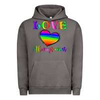 Pigment Tornado love always wins Urban Hoodie - HRA Design Shop