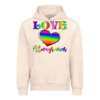 Sandshell love always wins Urban Hoodie - HRA Design Shop