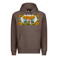 Coffee american mason jar sunflower license plate Premium Hoodie - HRA Design Shop