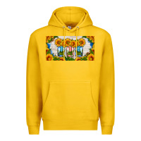 Lemon american mason jar sunflower license plate Premium Hoodie - HRA Design Shop