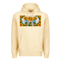 Pina Colada american mason jar sunflower license plate Premium Hoodie - HRA Design Shop