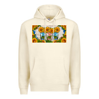 Sandshell american mason jar sunflower license plate Premium Hoodie - HRA Design Shop