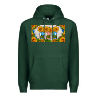 Sports Green american mason jar sunflower license plate Premium Hoodie - HRA Design Shop