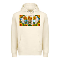 Tofu american mason jar sunflower license plate Premium Hoodie - HRA Design Shop