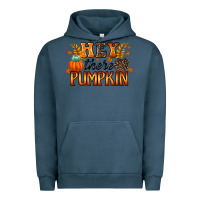 Pigment Midnight Navy hey there pumpkin Urban Hoodie - RacoonDesign