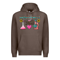 Coffee phlebotomist tech Premium Hoodie - CowhideDigitalArt