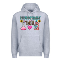 Heather Grey phlebotomist tech Premium Hoodie - CowhideDigitalArt