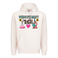 Pale Pink phlebotomist tech Premium Hoodie - CowhideDigitalArt
