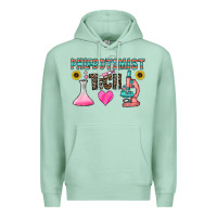 Seafoam phlebotomist tech Premium Hoodie - CowhideDigitalArt