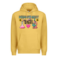 Antique Gold phlebotomist tech Premium Hoodie - CowhideDigitalArt