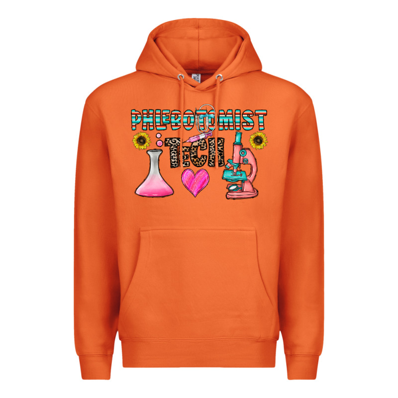 Phlebotomist Tech Premium Hoodie by CowhideDigitalArt | Teevron