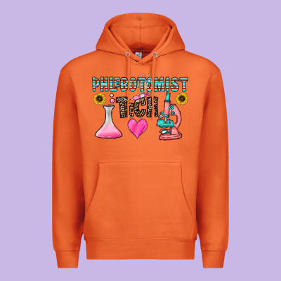 Phlebotomist Tech Premium Hoodie Designed By Cowhidedigitalart