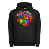 Pigment Black love has no gender Urban Hoodie - HRA Design Shop