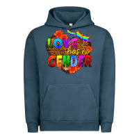 Pigment Midnight Navy love has no gender Urban Hoodie - HRA Design Shop